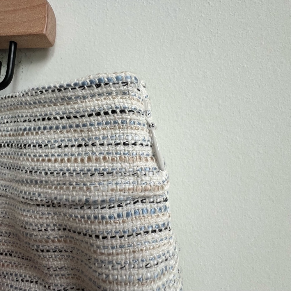 NWT Loft  Tweed Pocket Shift Skirt Size 12 Textured Stripe Preppy Mod-chic Retro - Picture 9 of 12